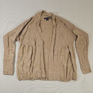 Designers Originals Beige Open-Front Cardigan